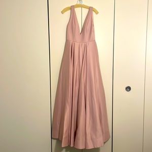 Size 4 Mac Duggal Blush Formal Gown